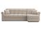 Диван угловой с оттоманкой Палермо 1,6 - Velutto 17 бежевый/кант Velutto 17 бежевый