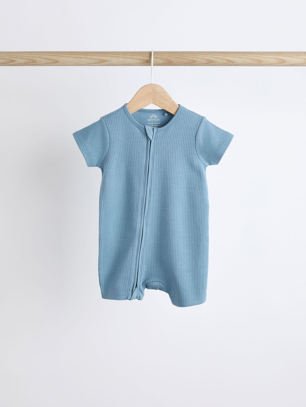 Боди с коротким рукавом для малышей Next Q53-624, 3 шт., Голубой, Хаки