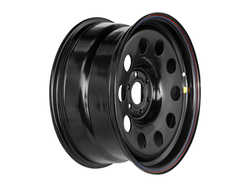 Диск усиленный Nissan Navara D40 3.0TD стальной черный 6x114,3 8xR17 d66 ET+25