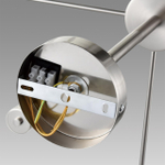 8099/12C COMFI LN25 76 никель/белый металл/стекло Люстра потолочная Е14 12*40W 220V MAVE