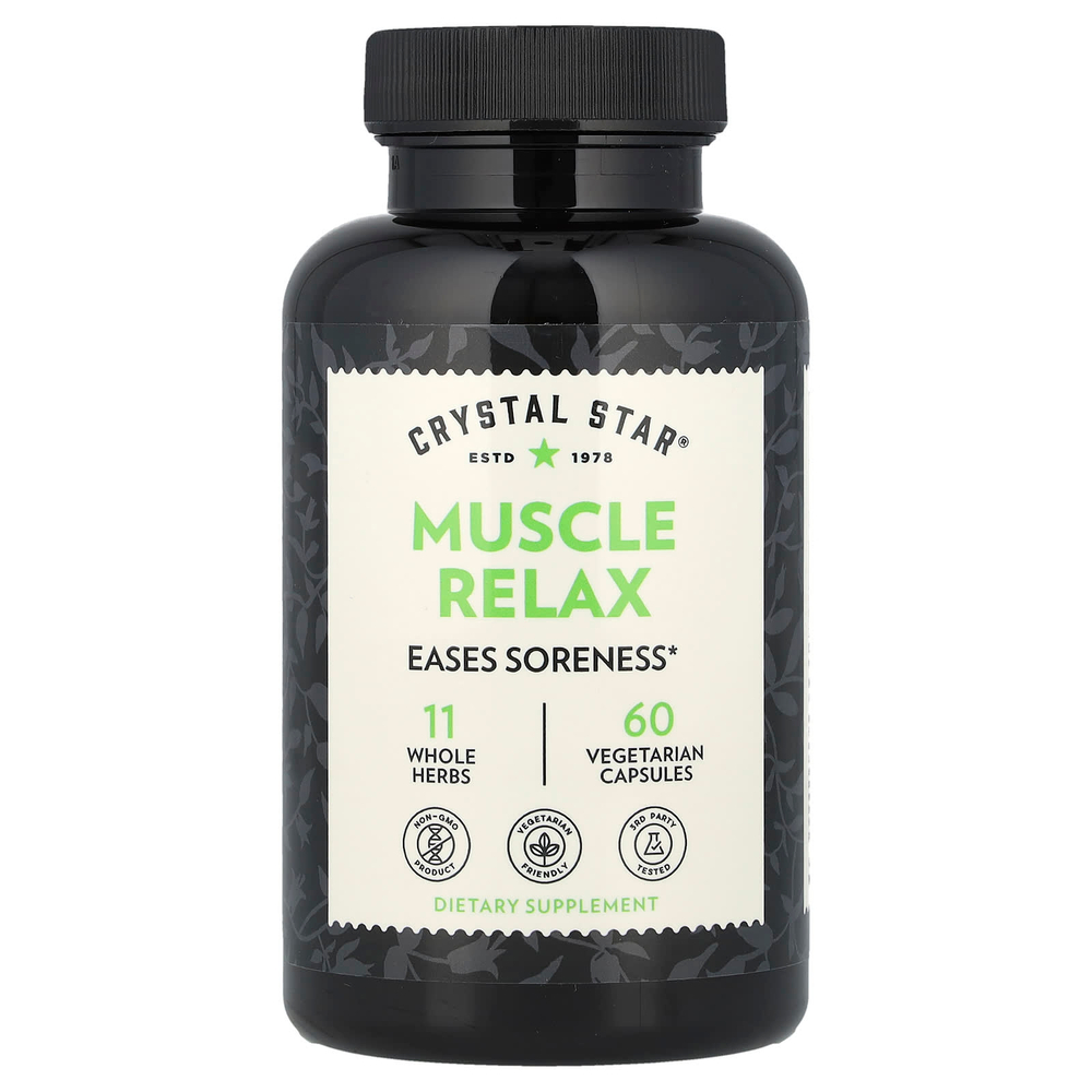 Crystal Star, Muscle Relax, 60 вегетарианских капсул