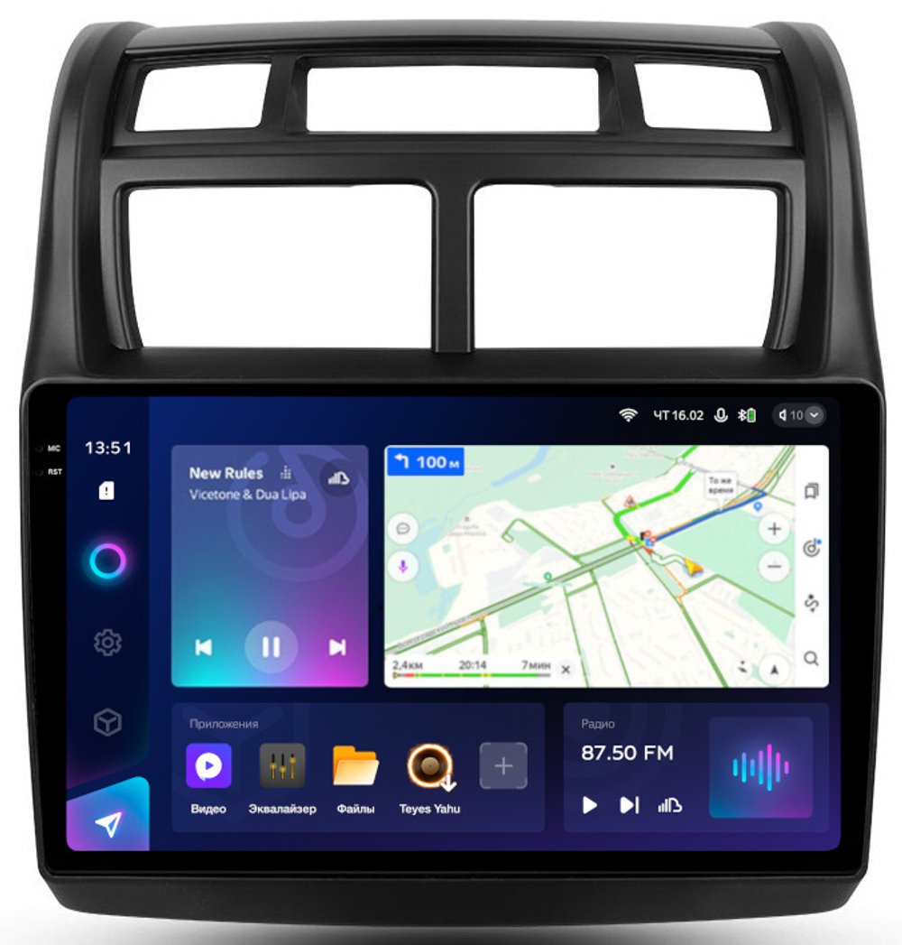 Магнитола для KIA Sportage 2 2008-2010 - Teyes CC3-2K QLed Android 10, ТОП процессор, SIM-слот, CarPlay