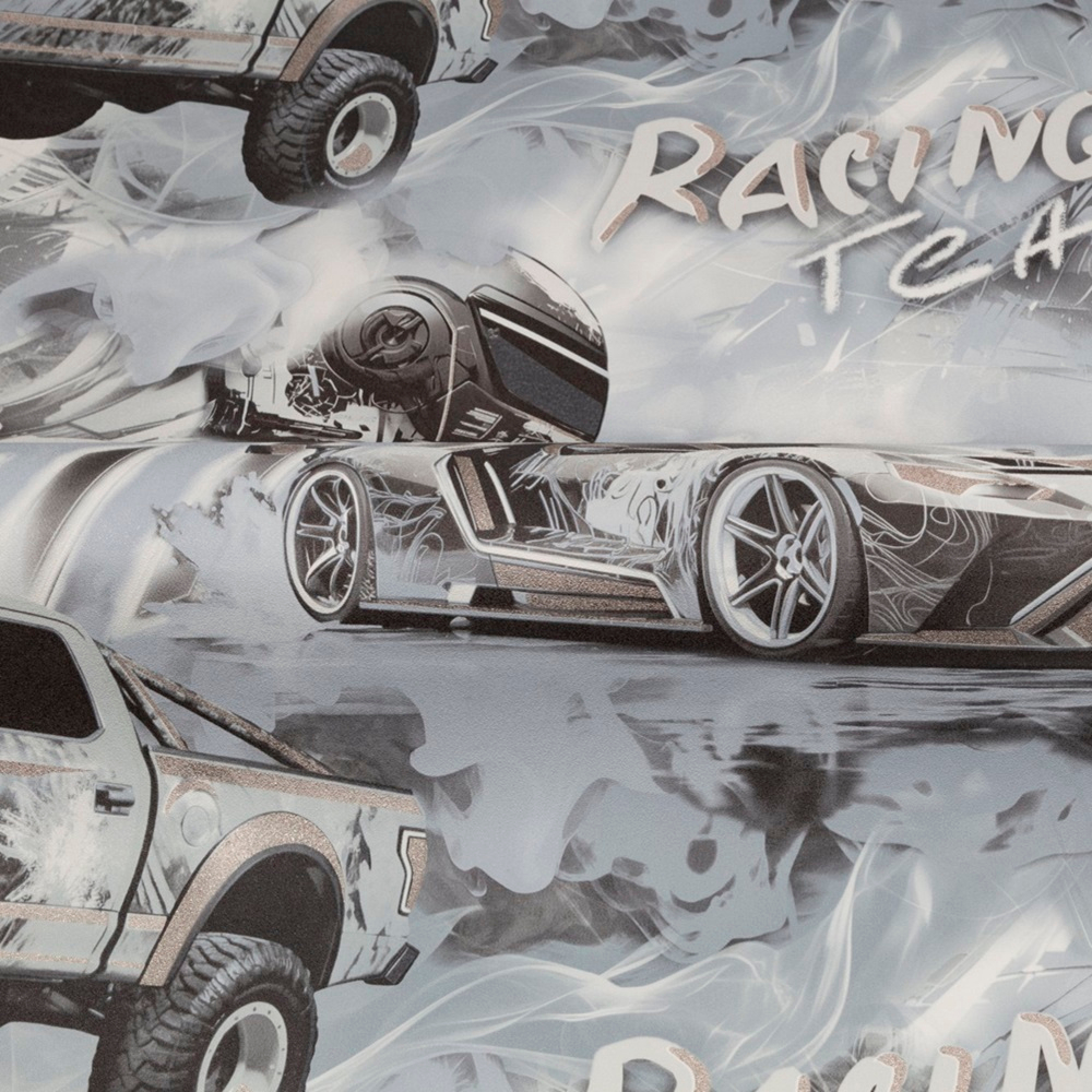 Обои виниловые HC72349-41 PALITRA HOME Racing Team, сюжетный рисунок размер 1.06 х 10.05 м