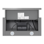 Кухонная вытяжка MAUNFELD VSQ 60 нержавеющая сталь/белое стекло фото 6