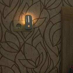 DTL-318 Сказка-White-Sensor Светильник-ночник. С фотосенсором день-ночь. Белый. ТМ Uniel