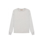 Толстовка Fear of God Essentials SS22 Relaxed Crewneck Light Oatmeal Logo, FOG-SS22-340