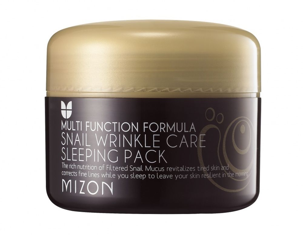 Маска для лица ночная с экстрактом улиткой MIZON Snail Wrinkle Care Sleeping Pack 80 мл