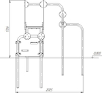 Детский спортивно-игровой комплекс с горкой серия "Сфера" Romana 057.05.00