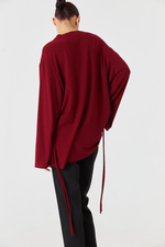 Лонгслив с завязками