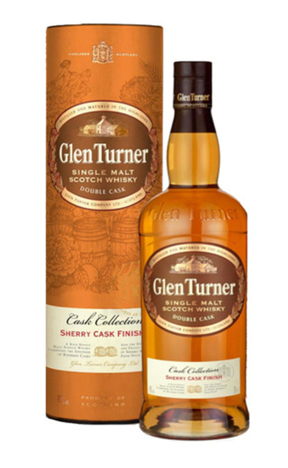 Виски Glen Turner, Sherry Cask Finish, in tube, 0.7 л