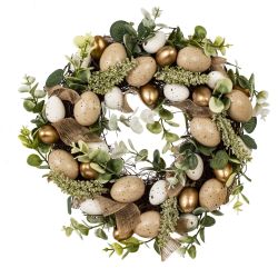 GAEM Изделие декоративное "Венок пасхальный", L32 W7,5 H31 см