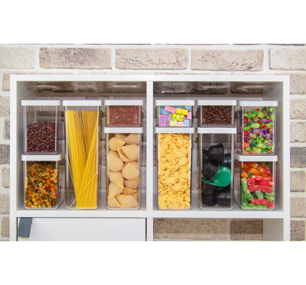 Емкость для сыпучих продуктов СТЕП 1,7л 16х10х14см