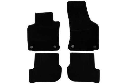 Коврики в салон для SKODA Octavia 2008-2013, седан, 4 шт.(текстиль) KLEVER01450801200K