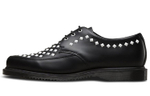 Dr.Martens Casual Leather Shoes Men"s Low top Black/White
