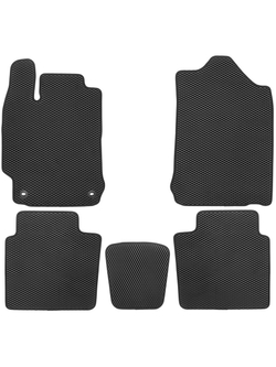 Коврики в салон для EVA TOYOTA Camry (XV50,XV55) (VII, VIIr, r2), 2011-2018 (черная окантовка), 5шт. EVA.B.0504805622110KH