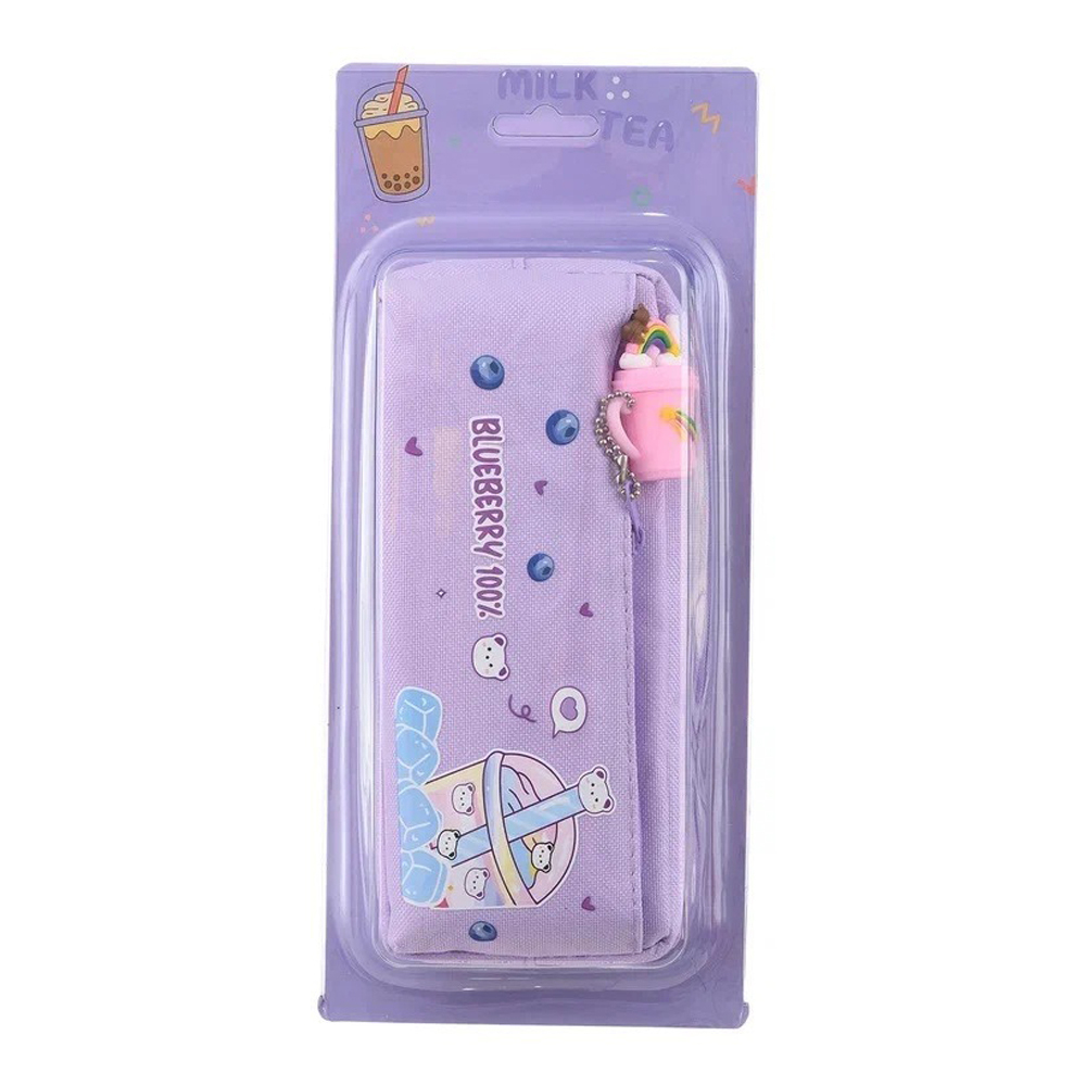 Пенал-косметичка Basir без наполнения, 20,5*8,5*6 см, серия "Коктейль", ассорти