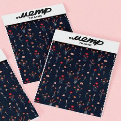 Ткань барби миниатюрные цветы