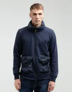 Худи We Don’t Care Rolled Up Zip Hoodie Navy