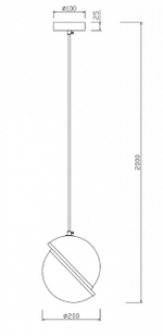 Подвесной светильник Freya Element FR5181PL-01BS