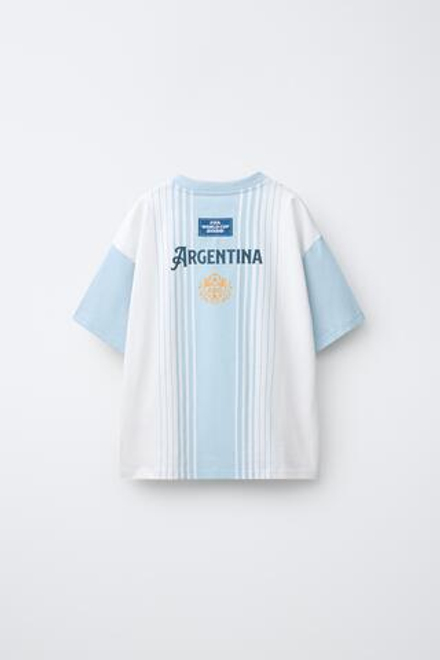 ZARA ФУТБОЛКА СБОРНОЙ АРГЕНТИНЫ FIFA WORLD CUP ™ 2026, СИНИЙ