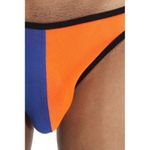 Мужские трусы слипы сине-оранжевые Cosmos Colors RS10GBO