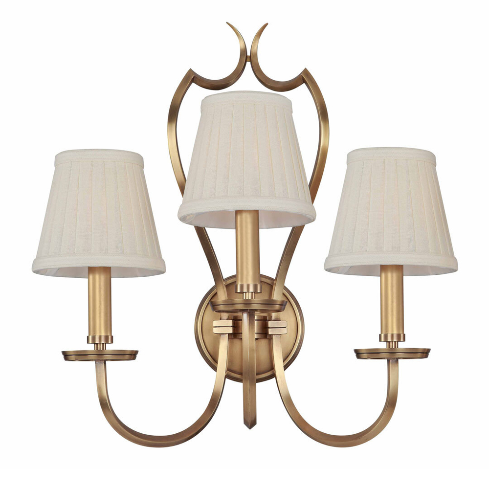 Бра Cloyd BENSLEY W3 / выс. 41 см - латунь (арт.20021)