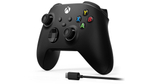 Беспроводной геймпад Microsoft Xbox Wireless Controller + USB-C Cable, Black (Черный)
