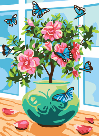 "Бабочки"-6318 канва с рисунком