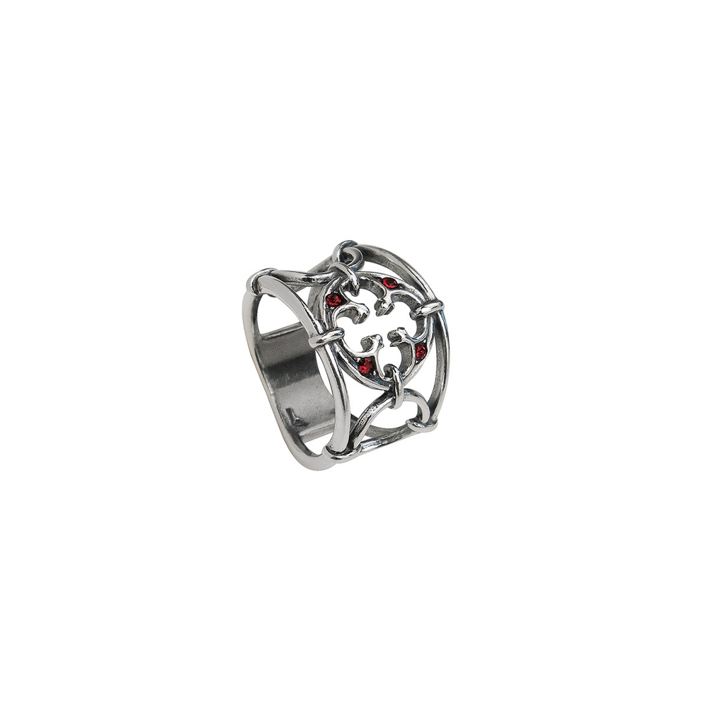 "Ратуша" кольцо в серебряном покрытии из коллекции "Готика" от Jenavi