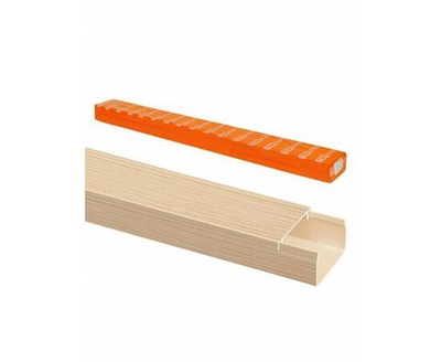 Кабель-канал бежевый 25х16 2 метра, упаковка 30 шт "ЭКО" 3D сосна TDM Electric