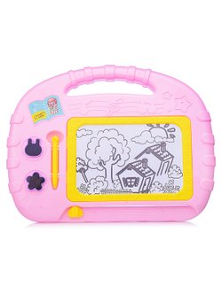 Доска для рисования Первый рисунок (6991-1) розовая