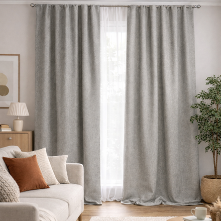 Штора блэкаут 100% светонепроницаемая 150х270 см, молочная