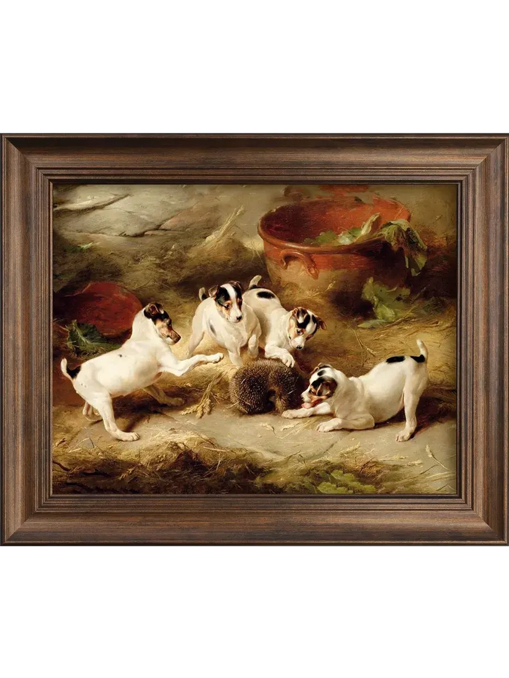 Картина интерьерная на холсте в раме 25*31 см