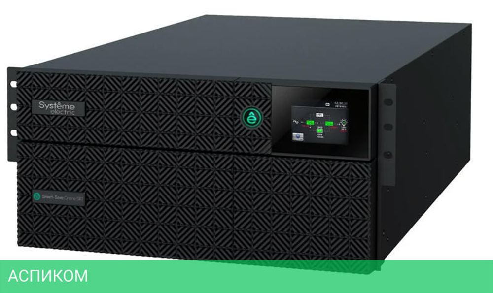Источник бесперебойного питания Systeme Electriс SRT SRTSE6KRTXLIEC-NC черный