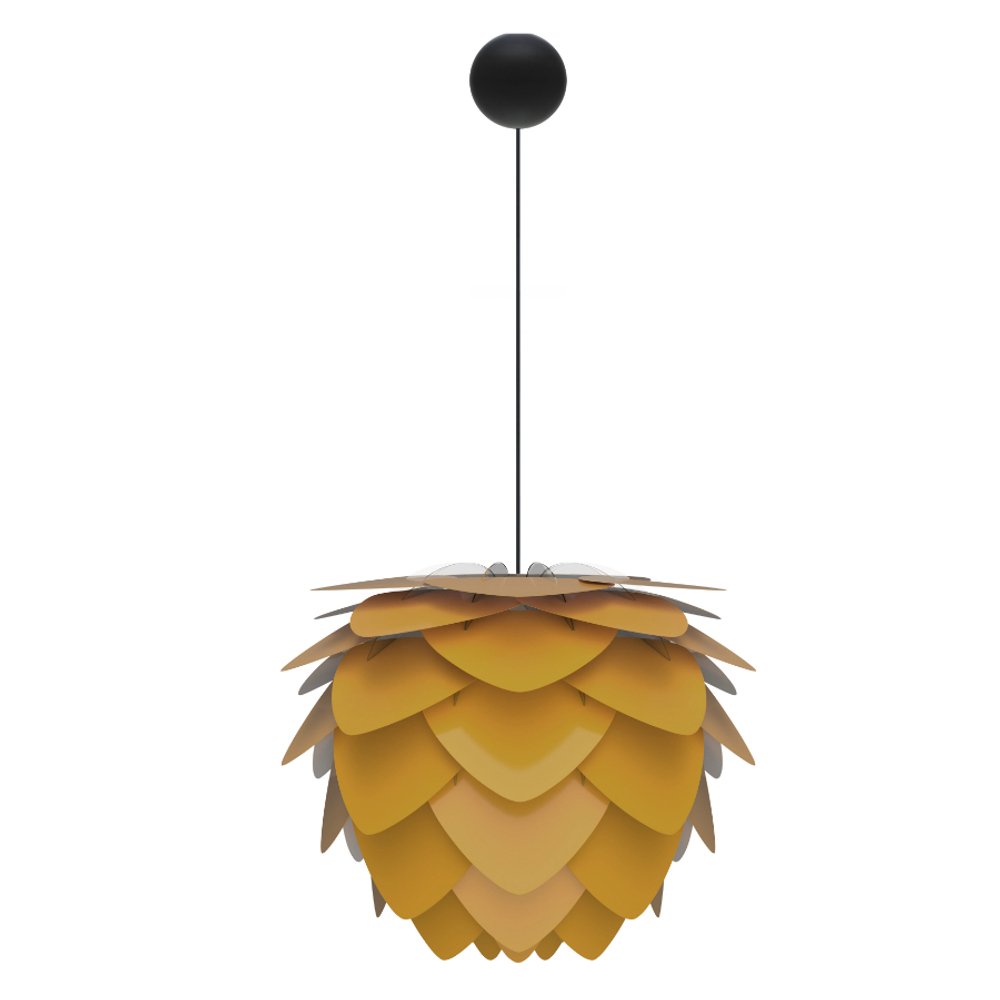 Плафон aluvia, желтый, d59, 48 см