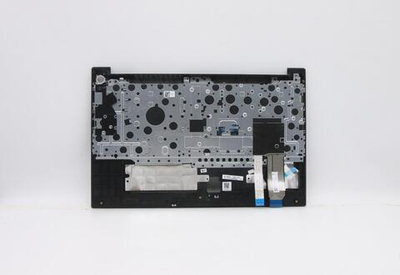 Верхняя панель с клавиатурой (топкейс) для ноутбука Lenovo ThinkPad E15 Gen 2 20T8/20T9 раскладка - русская, без подсветки, с фингерпринтом, черный (5M10W64564), оригинал