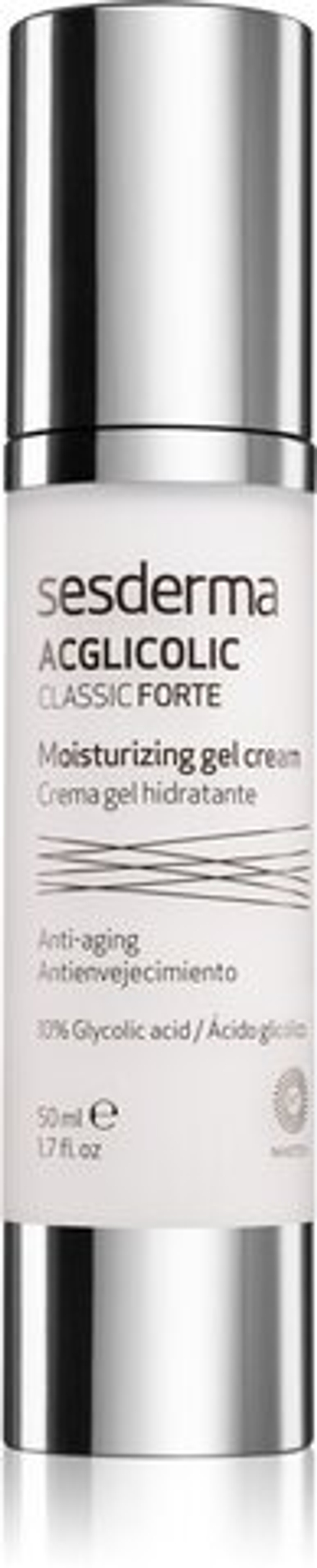 Sesderma Acglicolic Classic Forte Facial - гель-крем для комплексной защиты от морщин /   50  ml  / GTIN 8470002568594