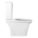 Унитаз-компакт безободковый Azario Avero AZ-3121-G с крышкой-сиденьем микролифт, белый