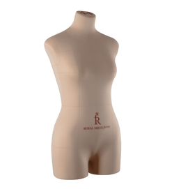 Манекен портновский женский Виктория, тип фигуры Прямоугольник, комплект Стандарт, размер 44, цвет бежевый