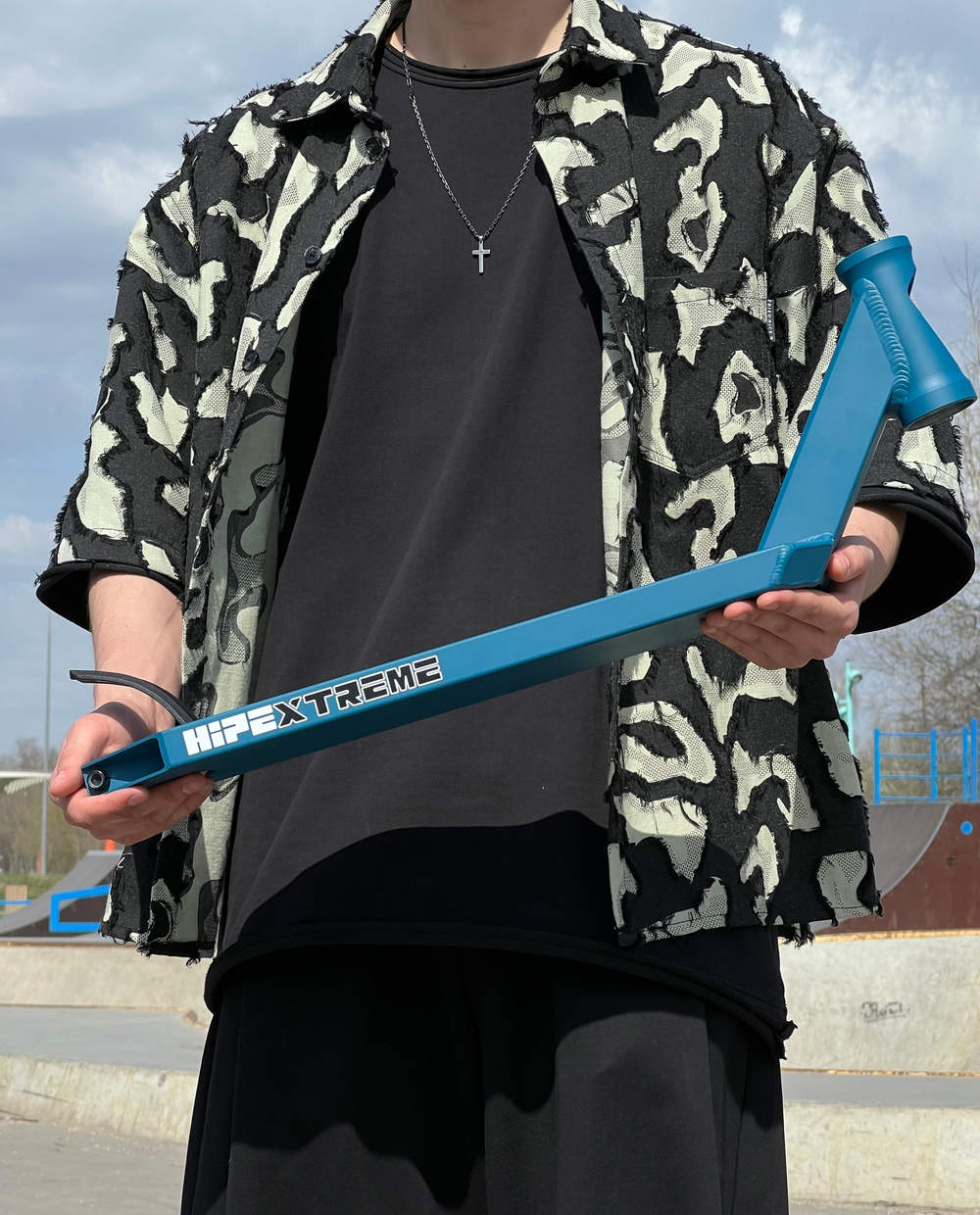 Дека HIPExtreme H3, 490*120 мм, матовый синий