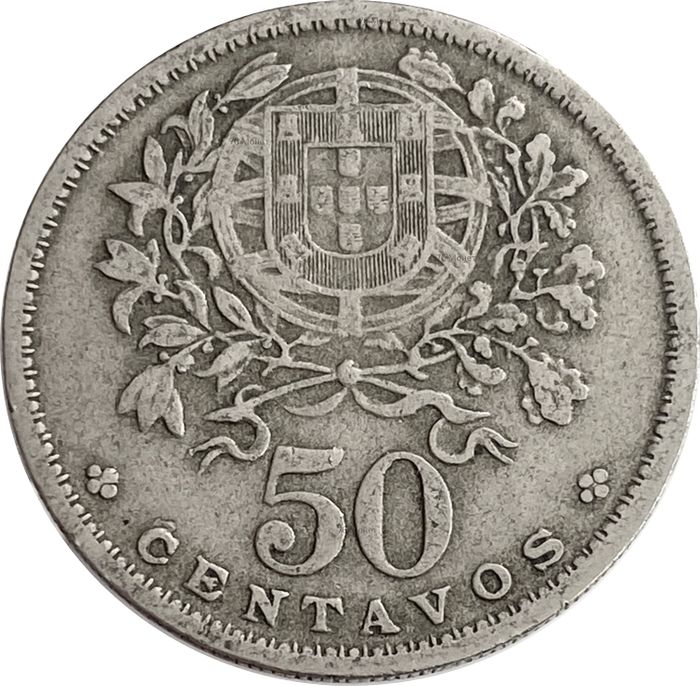 50 сентаво 1927-1968 Португалия