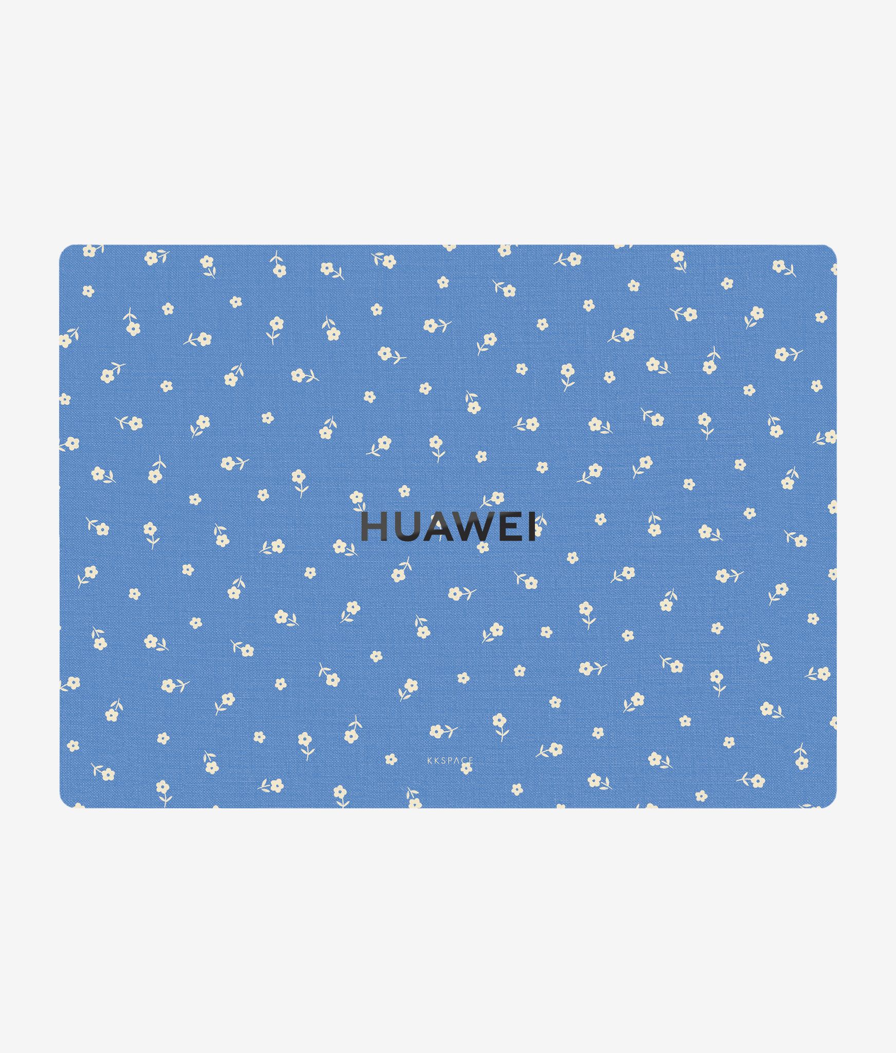 Виниловая наклейка EARLY FLOWERS (голубой) для Huawei MateBook