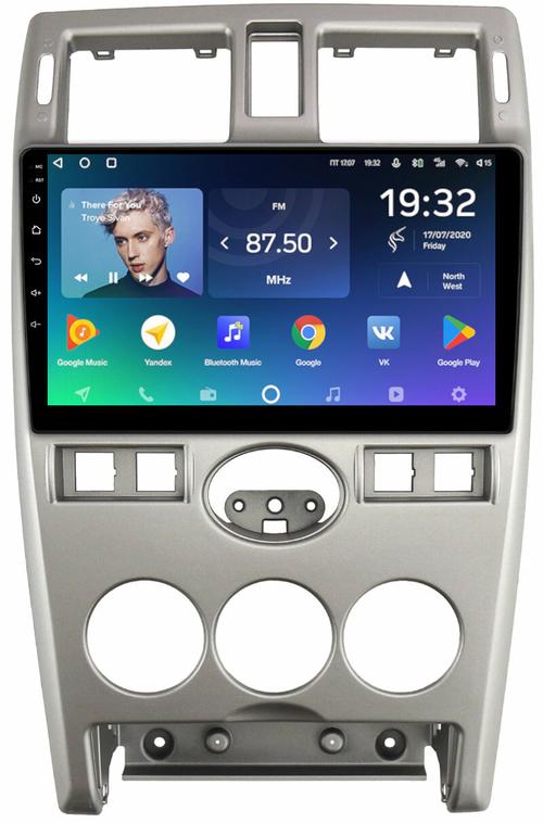 Магнитола для Lada Priora 2007-2013 (рамка серебро тип 2) - Teyes CC2 PLUS монитор 9" QLED, Android 10, Быстрая, SIM-слот