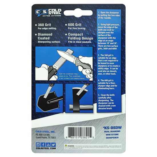 Точилка Cold Steel KS-DSDW карманная алмазная балисонг двусторонняя