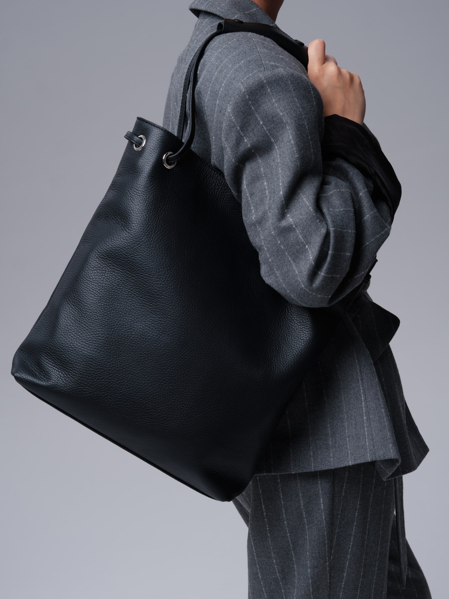 Кожаная сумка DBR 31228 черный