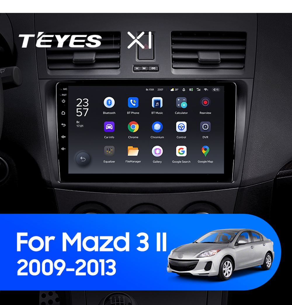 Teyes X1 9" для Mazda 3, Axela 2009-2013