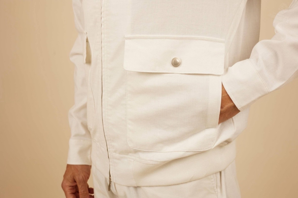 Льняной летний костюм Brunello Cucinelli