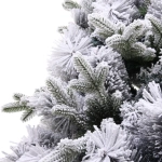 Ёлка «Снежная рапсодия» 150 см, ПВХ+Леска, шишки, белый иней (450 веток)