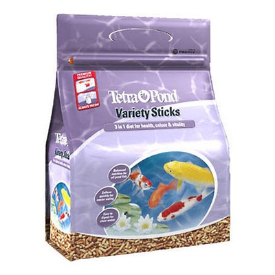 Tetra Pond Variety Sticks 4 л - корм для прудовых рыб (смесь палочки)