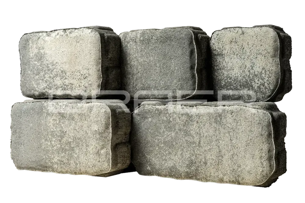 Тротуарная плитка Braer Ривьера, Color Mix Туман, 60 мм